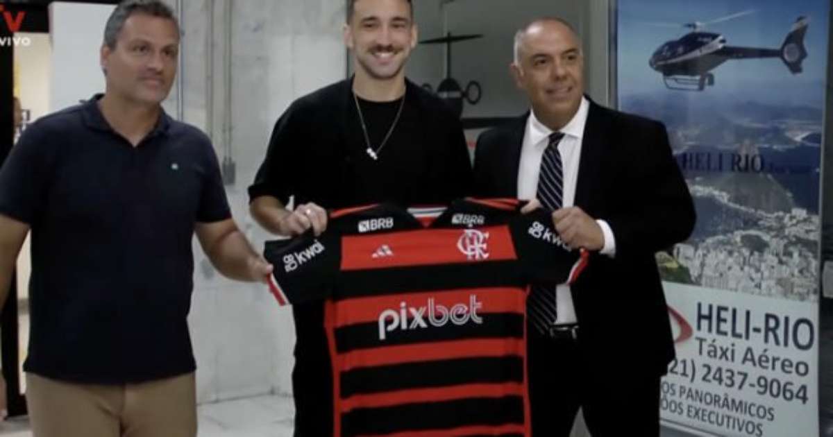 Leo Ortiz chega ao Rio de Janeiro para assinar com o Flamengo