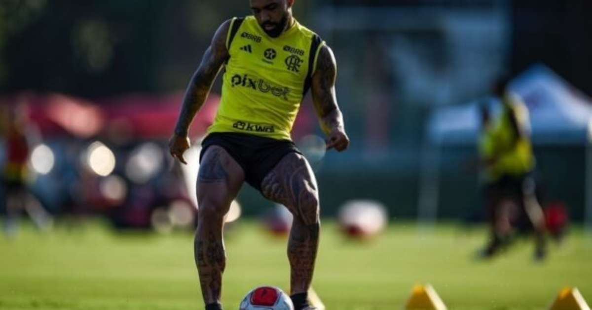 Gabigol retorna aos treinos e é opção para partida decisiva do Flamengo.