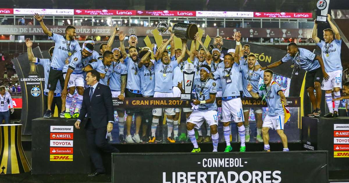 Grêmio enfrentará adversários na fase de grupos da Libertadores