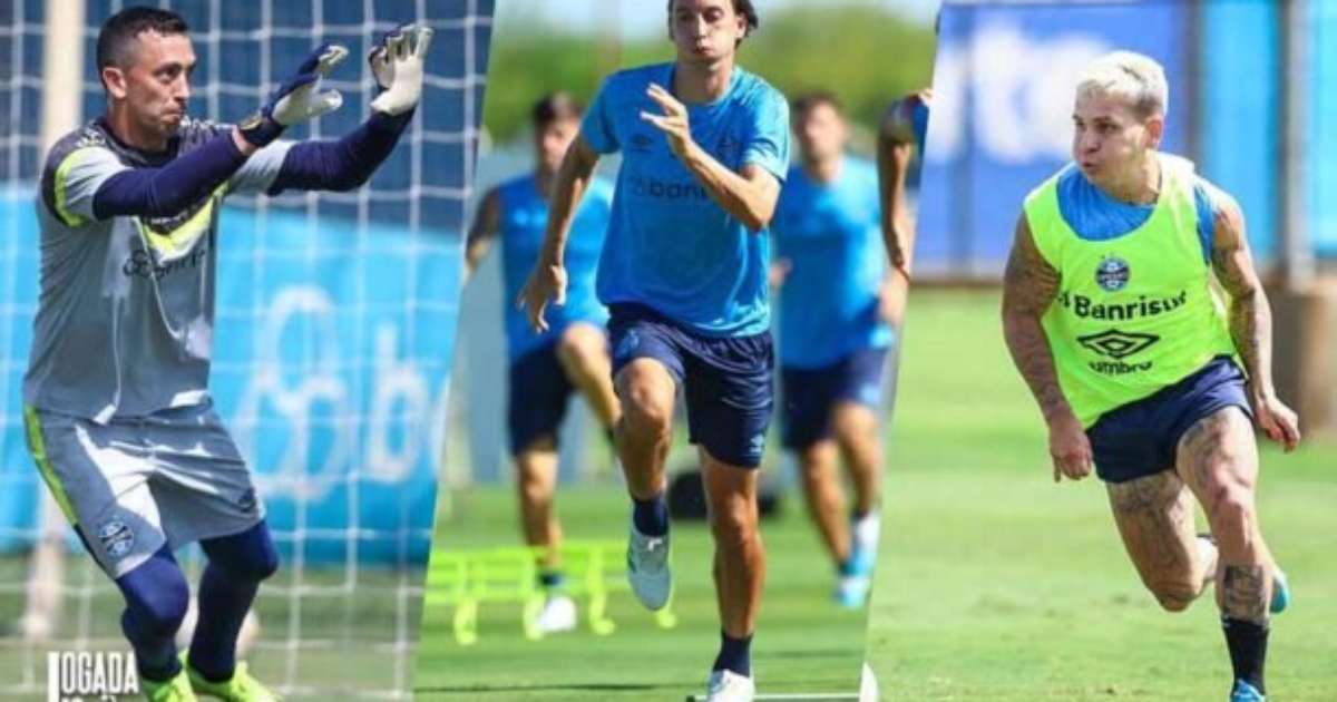 Grêmio tem desfalques e retornos inesperados para jogo contra o Caxias.