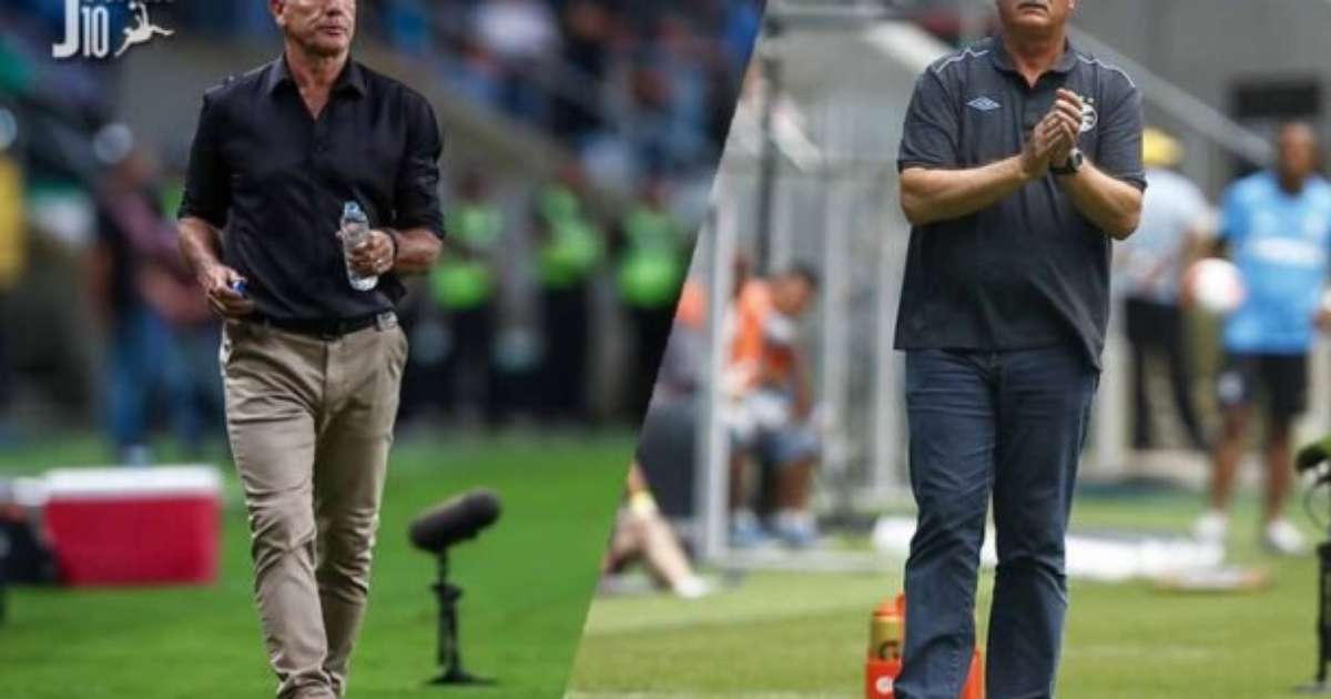 Renato pode superar Felipão como técnico com mais títulos pelo Grêmio