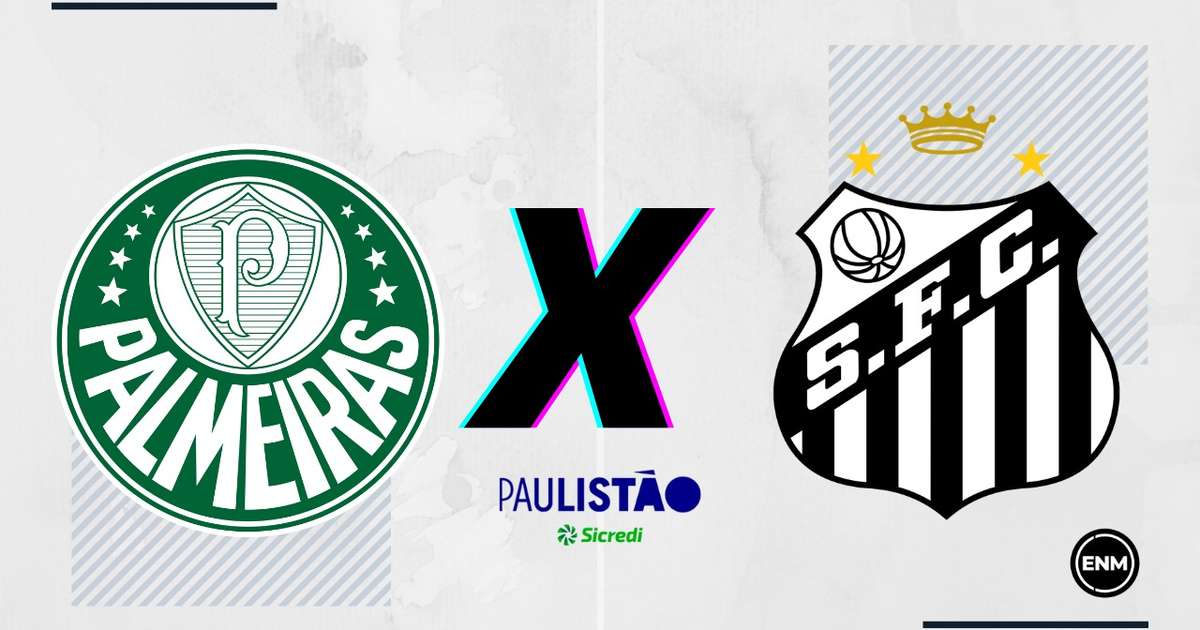 Palmeiras x Santos: prováveis escalações, desfalques, retrospecto, transmissão, arbitragem e palpites.