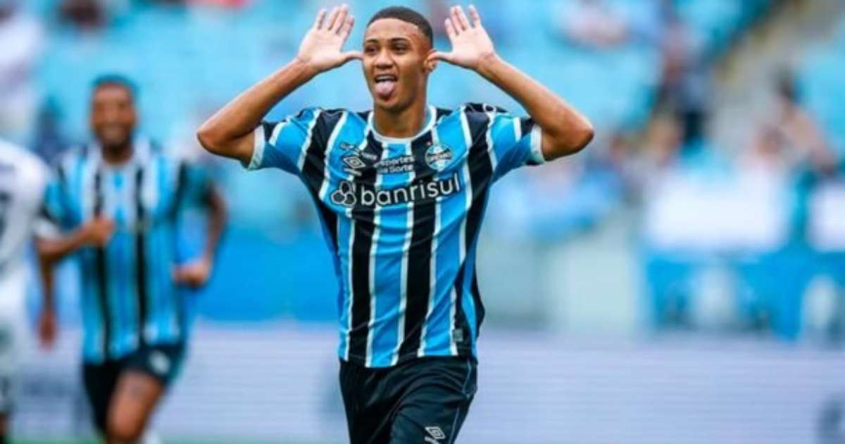 Grêmio oficializa integração de Gustavo Nunes ao elenco profissional.