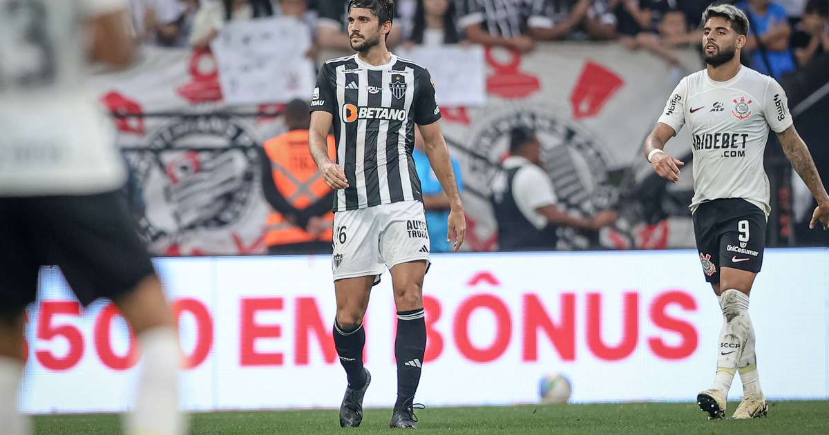 Corinthians empata com Atlético-MG mesmo com um jogador a mais em campo
