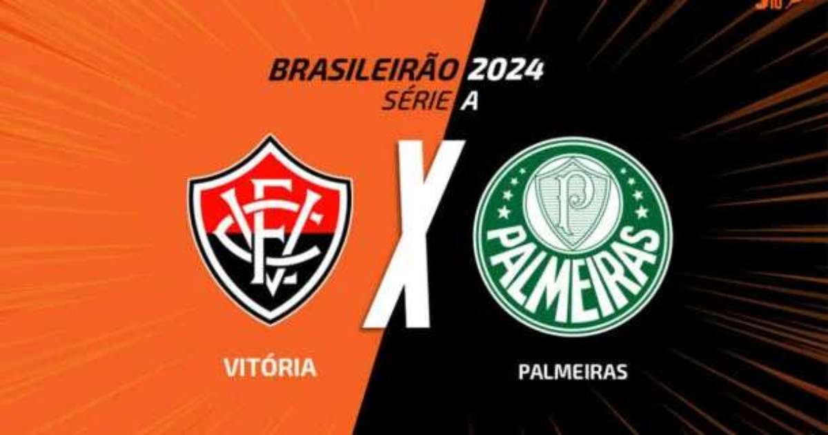 Jogo decisivo entre Vitória e Palmeiras com transmissão AO VIVO às 17h30.
