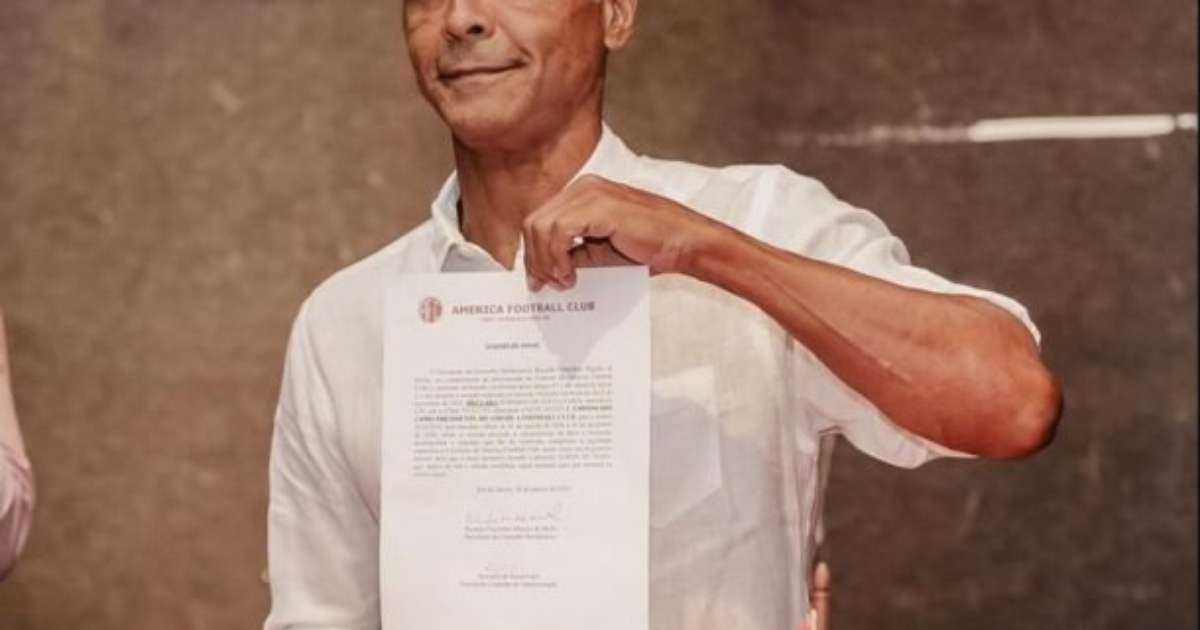 Romário inscreve-se para disputar a segundona do Carioca pela presidência do America