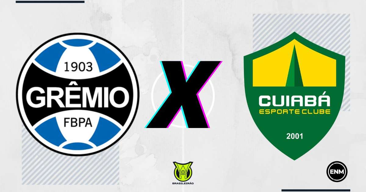 Grêmio x Cuiabá: retrospecto, escalações, palpite e transmissão ao vivo
