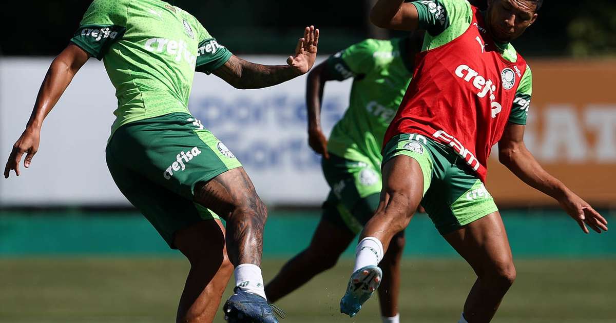 Treino do Palmeiras antes do duelo contra o Independiente del Valle