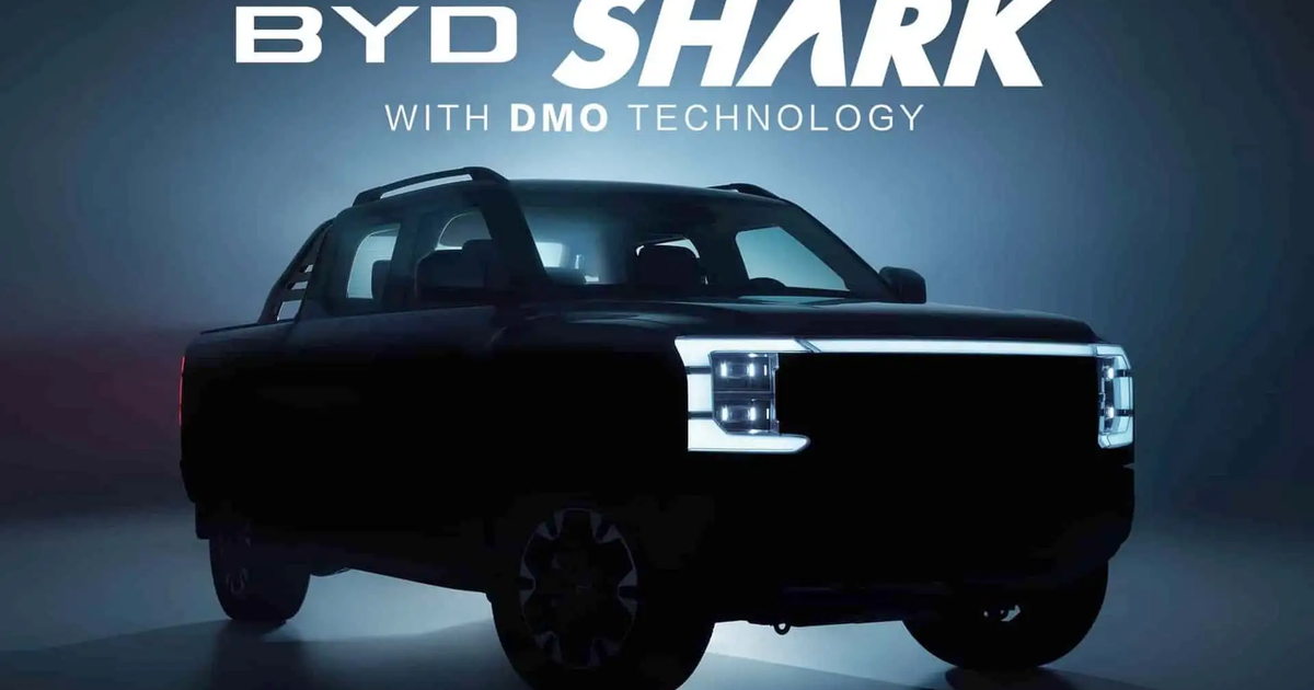 Picape da BYD chamará 'Shark' e chegará ao Brasil em agosto