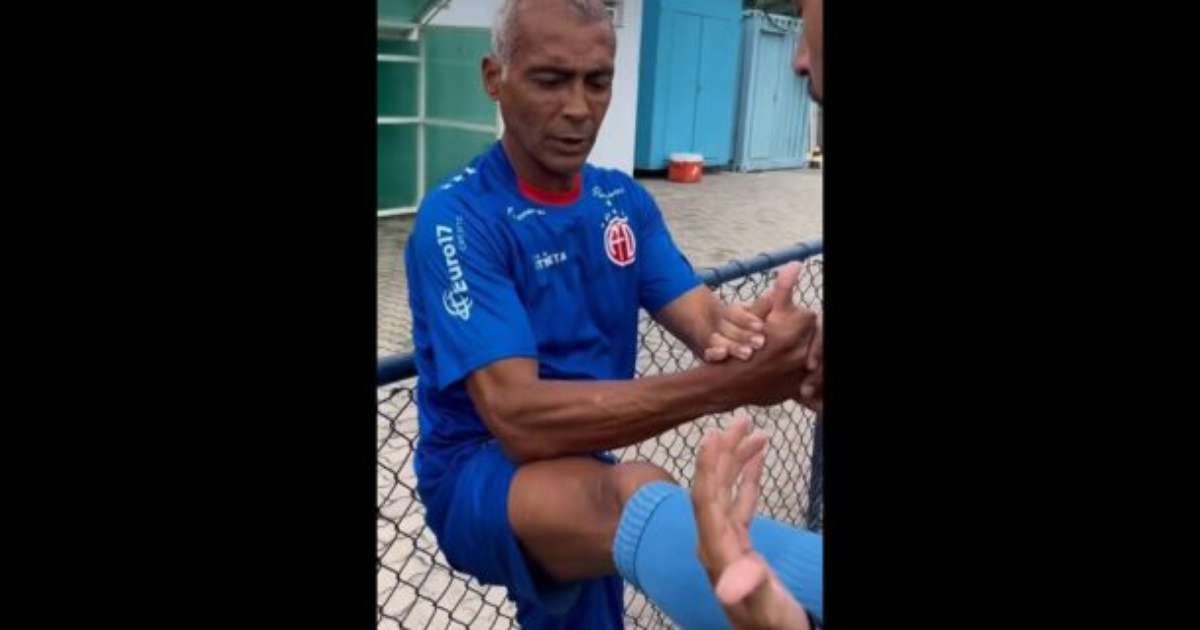 Romário inicia treinamentos no America: desgastado, mas determinado a se destacar