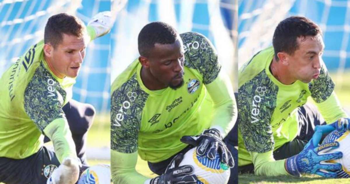 Disputa aberta pela titularidade no gol do Grêmio agitada por Renato.