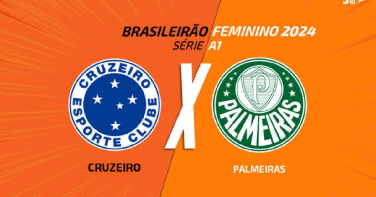 Cruzeiro x Palmeiras: onde assistir, escalações e arbitragem no Brasileirão Feminino.