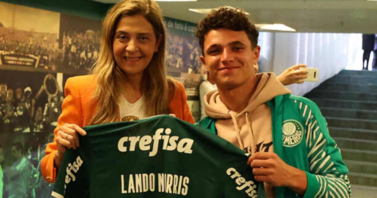 Palmeiras parabeniza Lando Norris por primeira vitória na Fórmula 1
