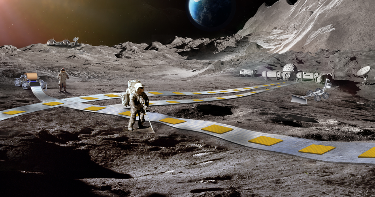 NASA supports a project to build autonomous railways on the moon