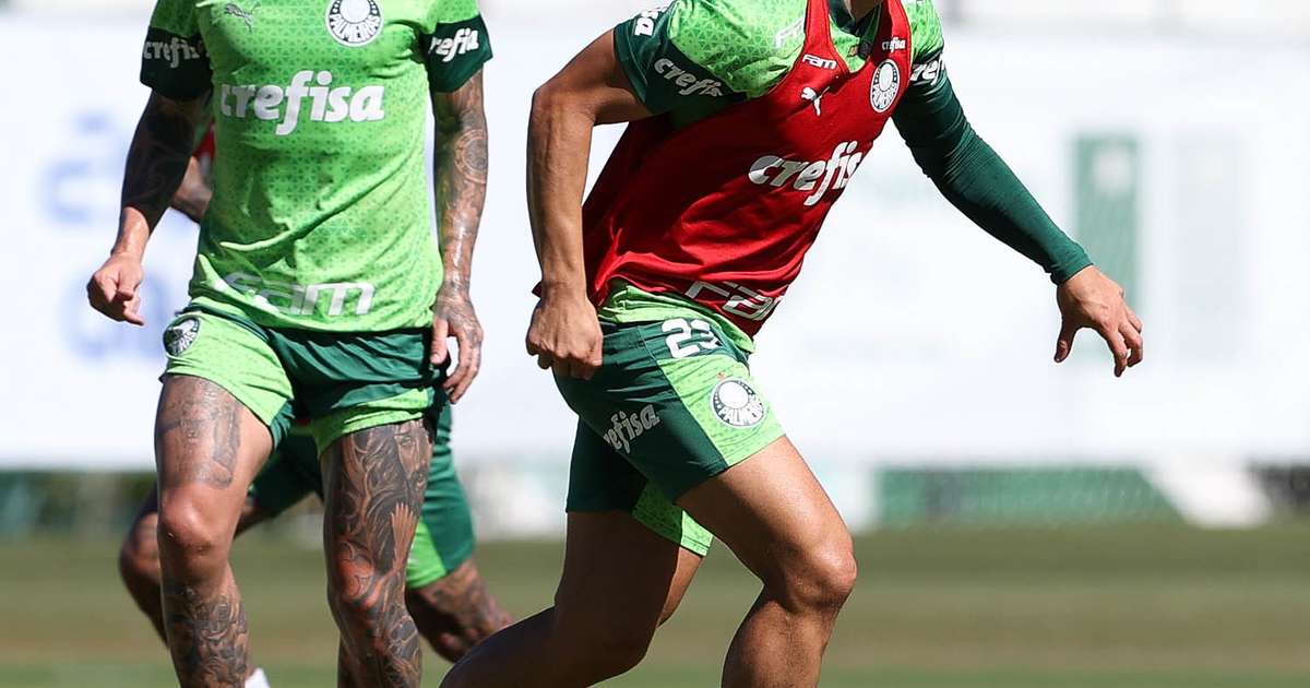 Palmeiras encerra treino e conta com volta de Raphael Veiga na Libertadores