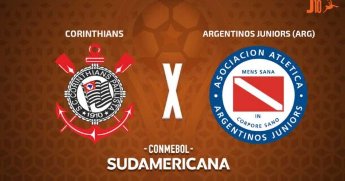 Partida Corinthians x Argentinos Jrs com narração AO VIVO às 20h.