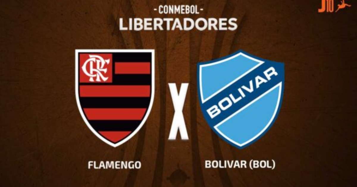 Flamengo enfrenta Bolívar em partida transmitida ao vivo pela Voz do Esporte.