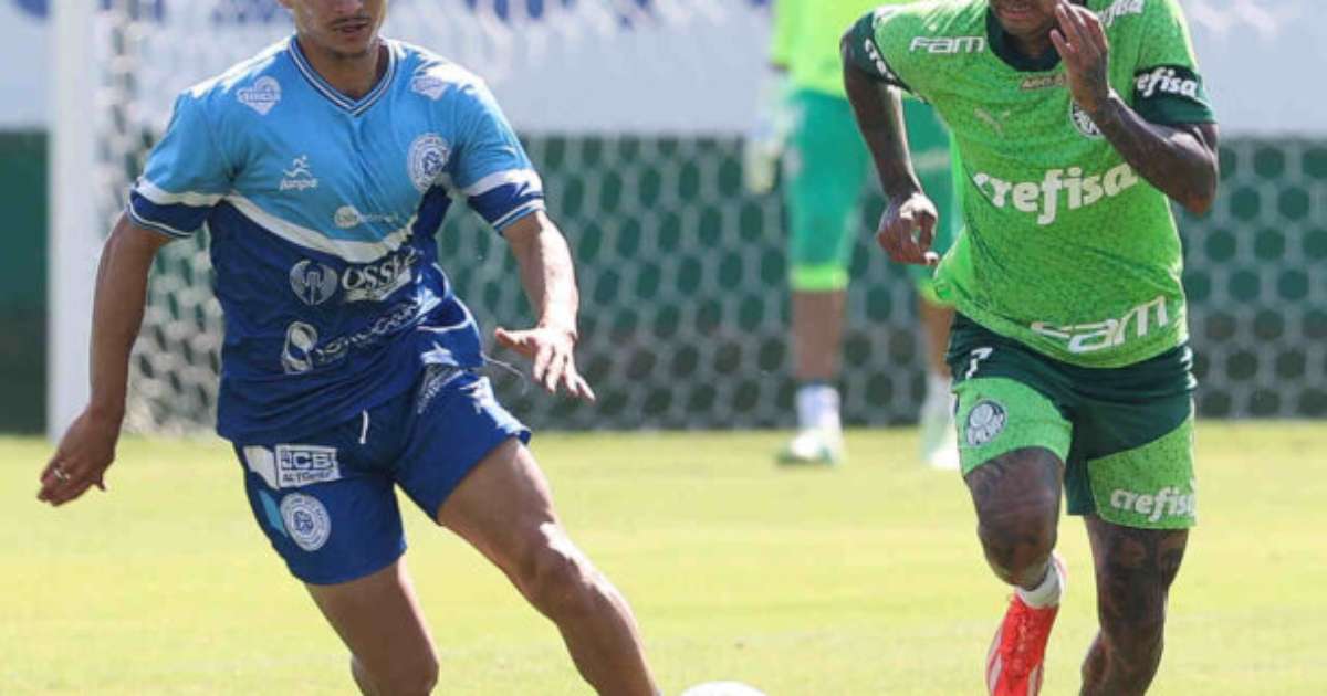 Palmeiras goleia em jogo-treino com Dudu e Bruno Rodrigues em destaque.