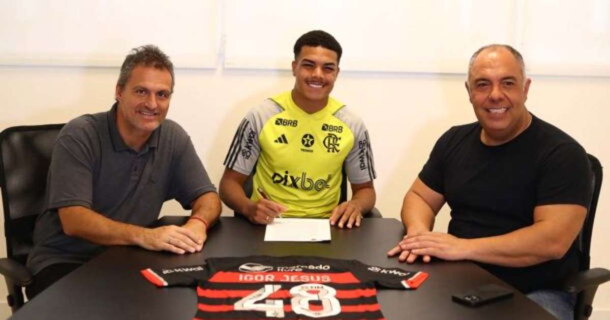 Flamengo prorroga contrato de Igor Jesus até o final de 2027