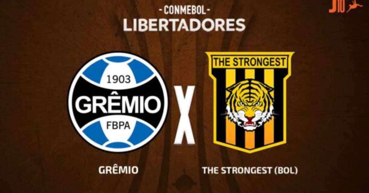 Grêmio x The Strongest: Onde assistir, escalações e arbitragem da partida.