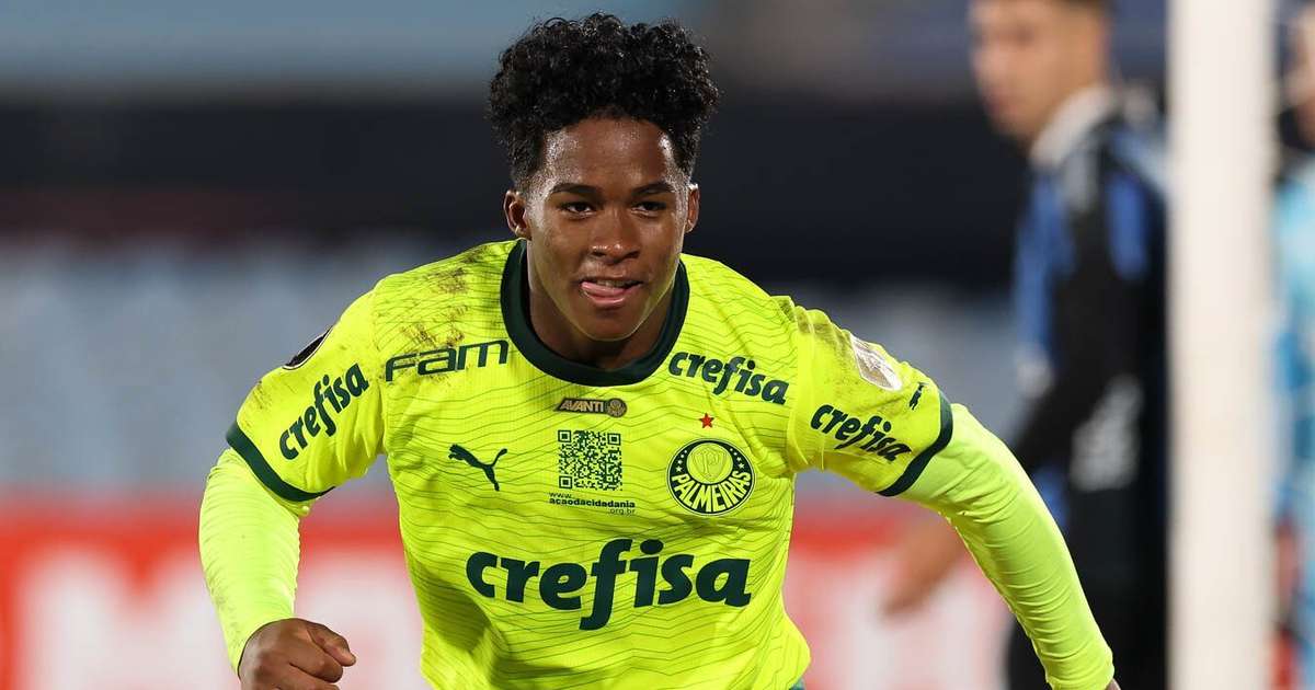 Última partida de Endrick pelo Palmeiras ocorrerá contra o San Lorenzo