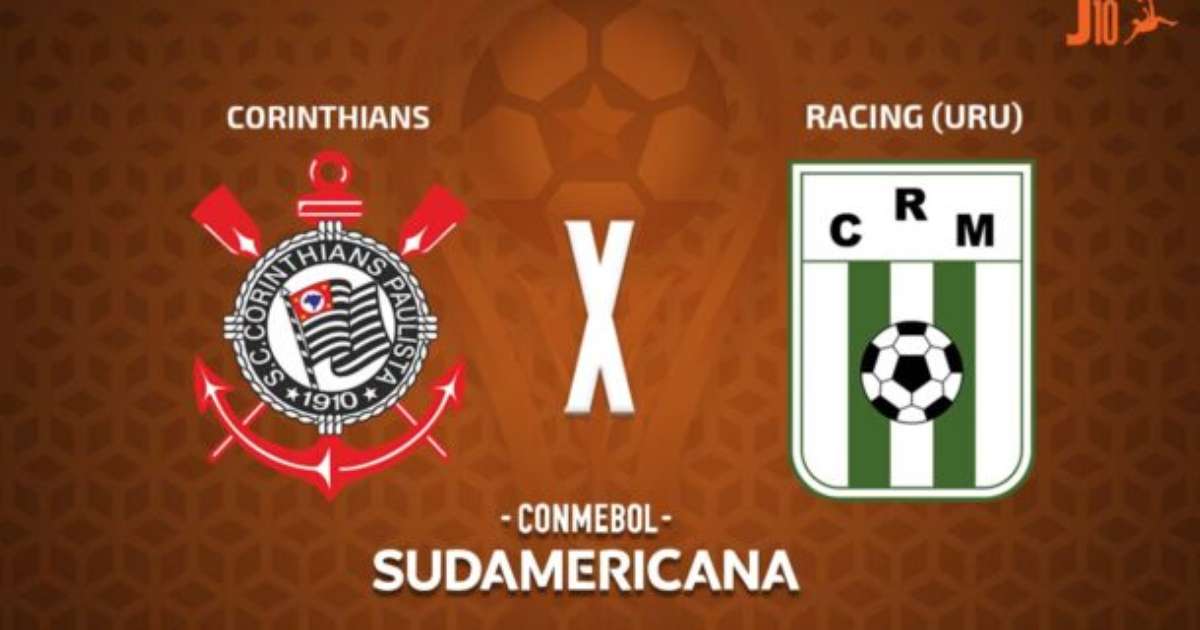 Jogo Corinthians x Racing-URU com narração da Voz do Esporte às 17h30.