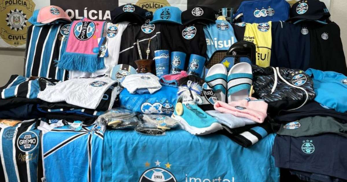 Produtos saqueados da Arena do Grêmio são apreendidos em abrigo do RS