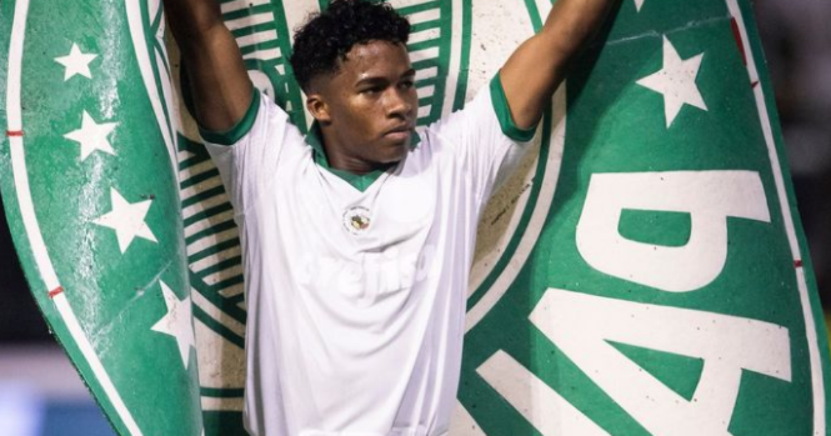 Endrick não joga mais pelo Palmeiras no Brasil.