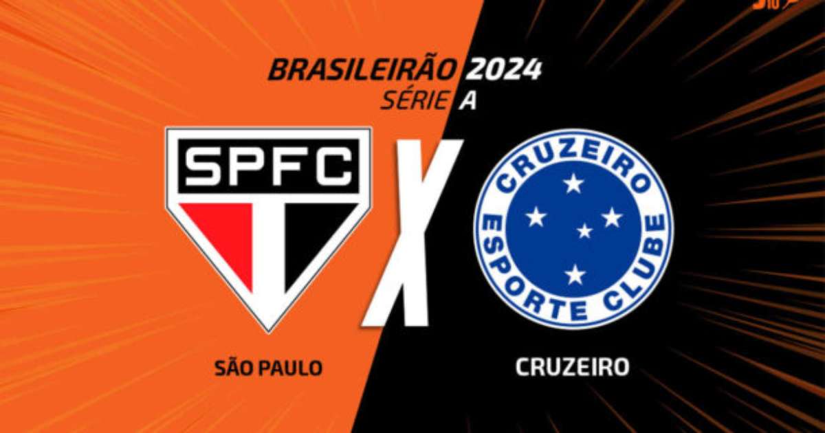 São Paulo x Cruzeiro: transmissão, times e arbitragem da partida de futebol.