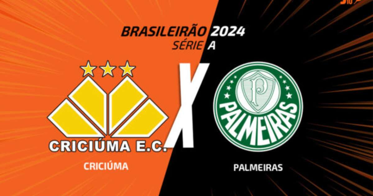 Criciúma x Palmeiras: transmissão, times e arbitragem da partida de futebol