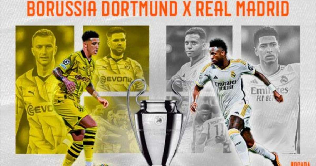 Real Madrid x Borussia Dortmund, AO VIVO, com a Voz do Esporte, às 14h30