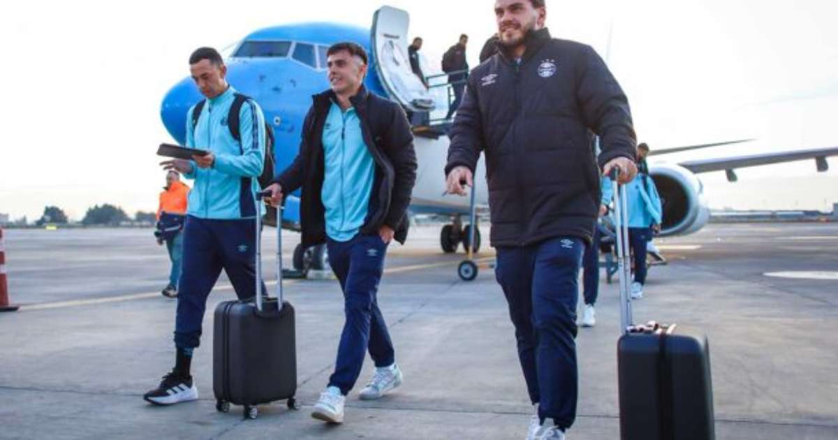 Grêmio chega ao Chile para partida fundamental contra o Huachipato na Libertadores