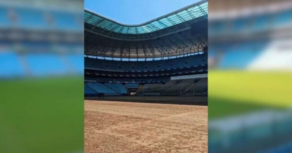 Arena do Grêmio Realiza Manutenção e Limpeza Para Próxima Partida.