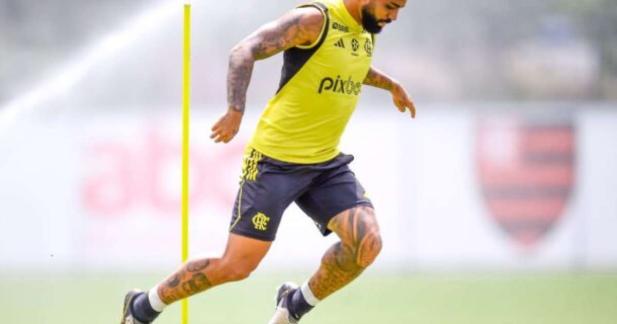 Gabigol se reapresenta e retorna aos treinos no Flamengo