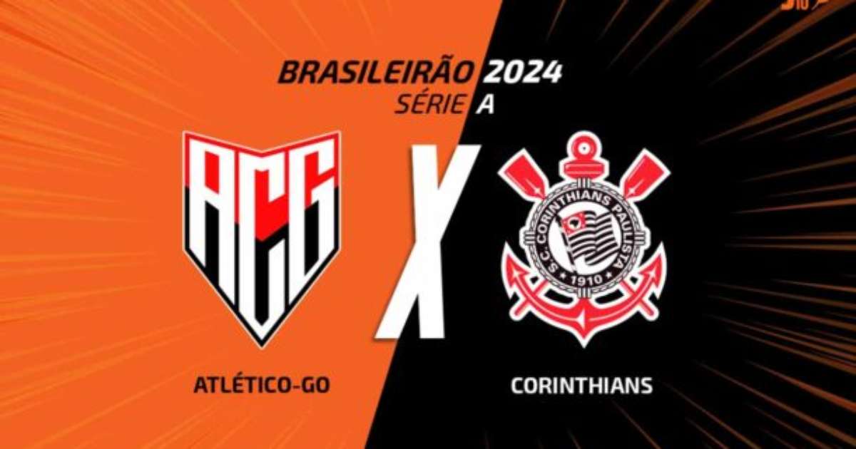 Atlético-GO enfrenta Corinthians ao vivo com narração esportiva às 17h30