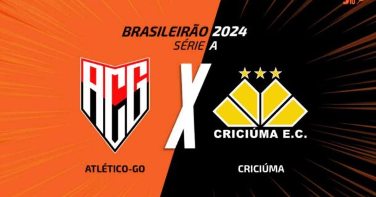 Atlético-GO x Criciúma: onde assistir, escalações e arbitragem