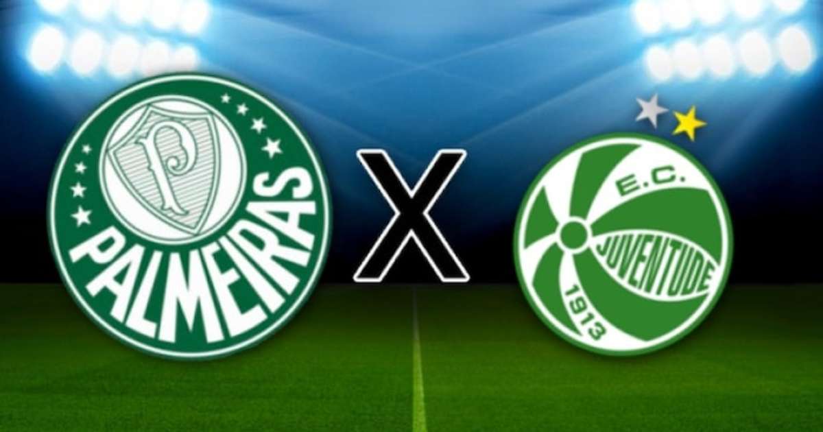 Palmeiras x Juventude: transmissão, horário e escalações no Brasileirão.