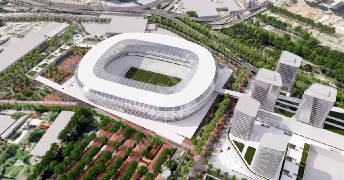 Novo estádio do Flamengo no Gasômetro: Confira as imagens impressionantes!
