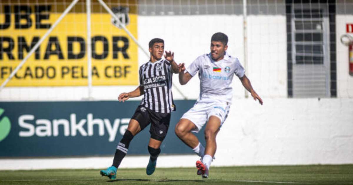 Gremio supera Ceará em partida do Brasileirão Sub-20