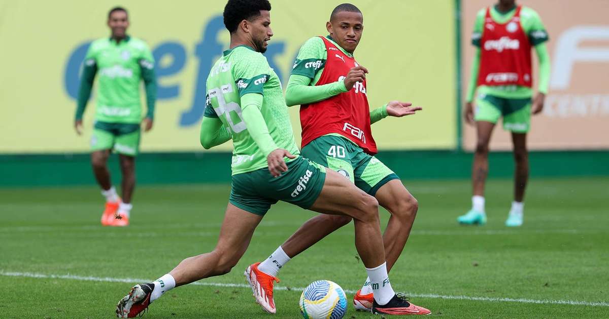 Verdão tem novidades no treino e se prepara para duelo destra segunda-feira contra o Corinthians