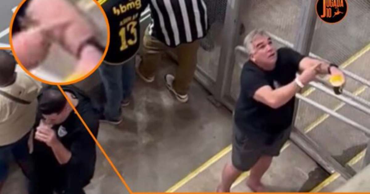Torcedor do Atlético exibe comportamento racista contra flamenguistas na Arena MRV.