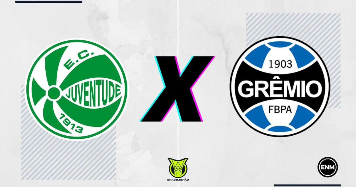 Juventude x Grêmio: Escalações, onde assistir, retrospecto e palpites no Brasileirão.
