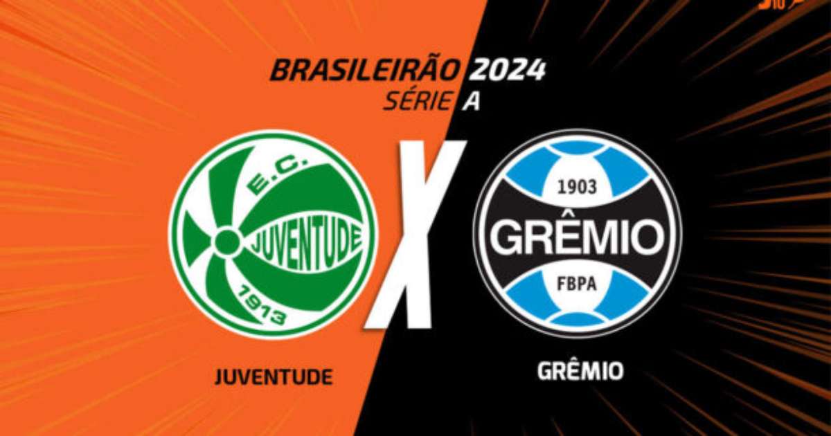 Transmissão, formações e arbitragem do jogo Juventude x Grêmio no Campeonato Brasileiro.