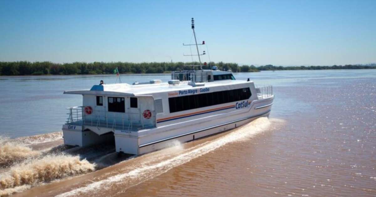 Travessia do Catamarã entre Porto Alegre e Guaíba é retomada com valor ...