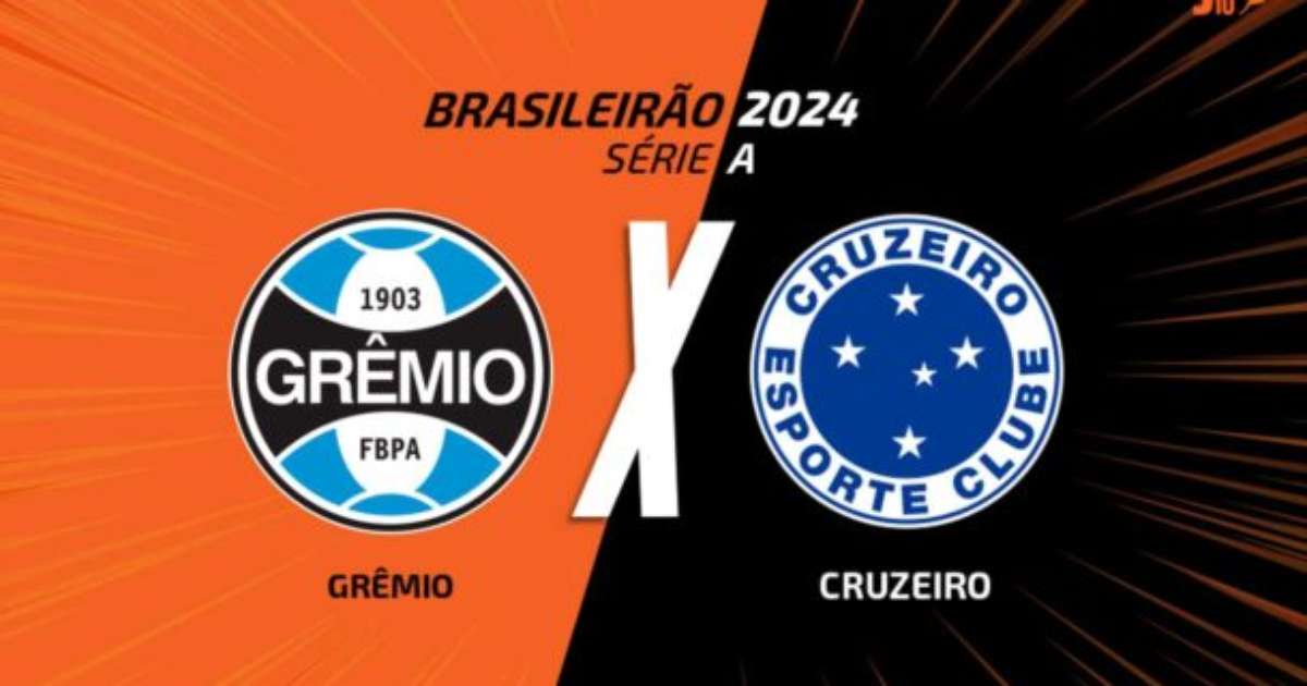 Transmissão, Escalações e Arbitragem de Grêmio x Cruzeiro pelo Campeonato Brasileiro.