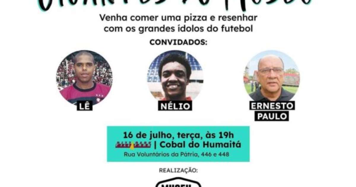 Visita de Ídolos do Flamengo ao Museu da Pelada