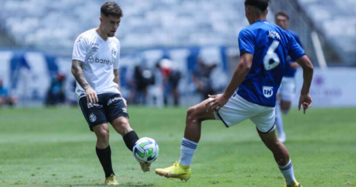 Grêmio derrota Cruzeiro em partida agitada pelo Brasileirão Sub-20