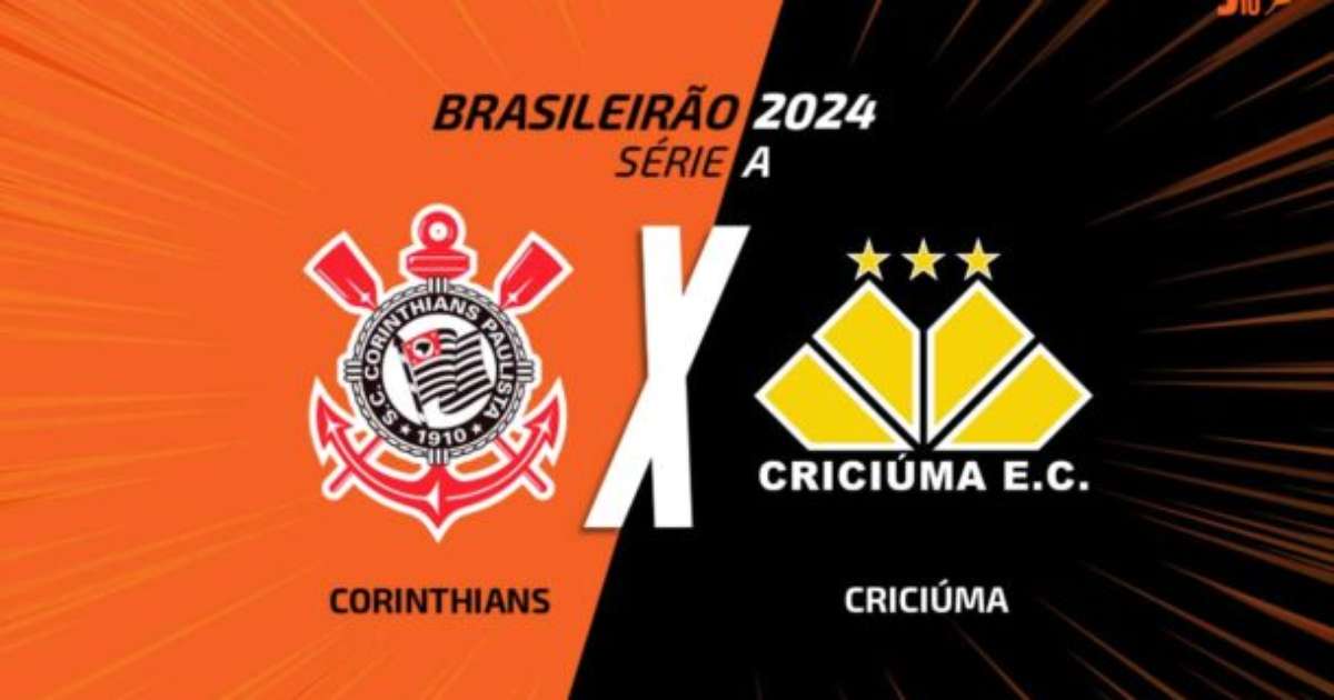 Corinthians x Criciúma: transmissão, times e arbitragem para o confronto importante.