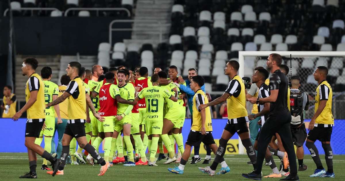 Palmeiras deve manter foco e deixar de lado rivalidade forçada com Botafogo.