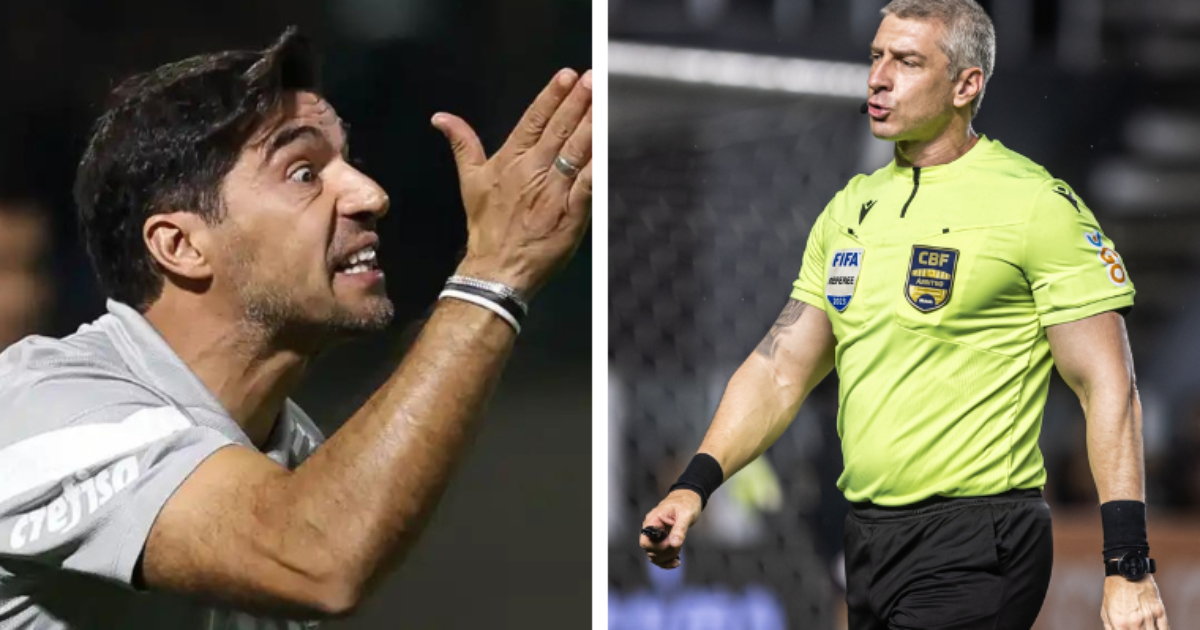 Técnico do Palmeiras tem histórico de reclamações contra árbitro Abel Ferreira x Daronco